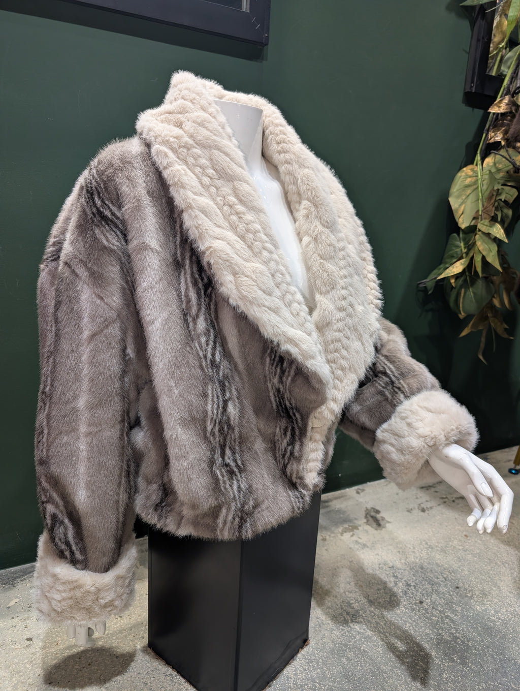 Ecopelliccia reversibile