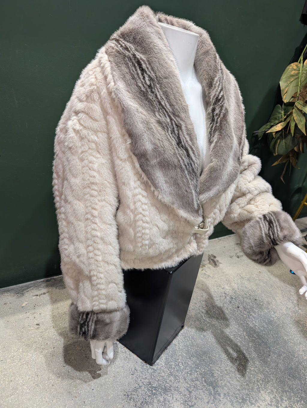 Ecopelliccia reversibile