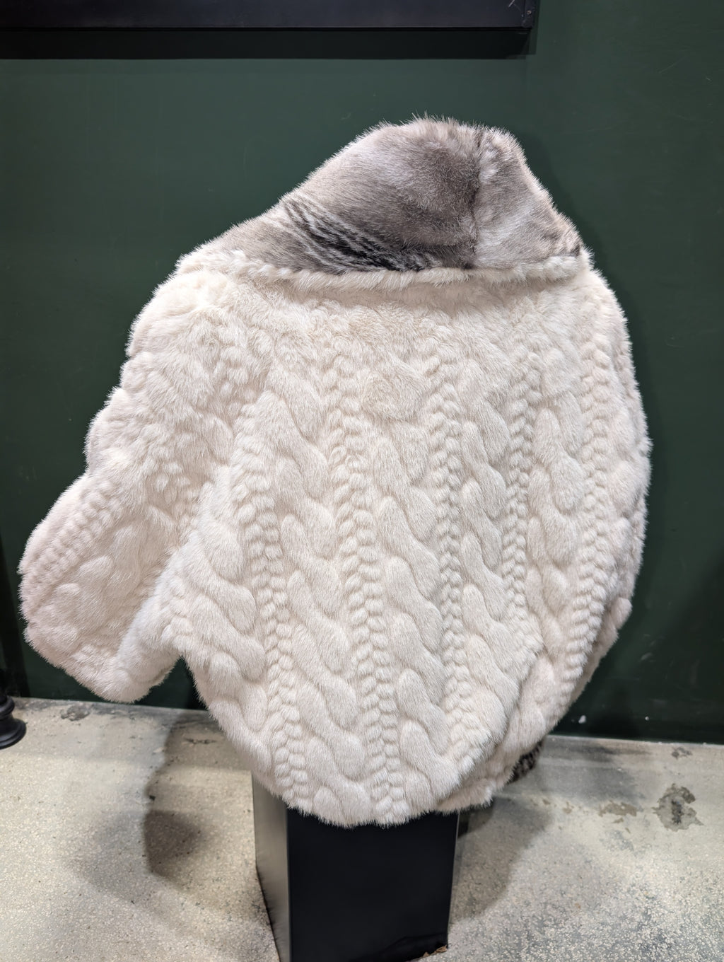 Ecopelliccia reversibile