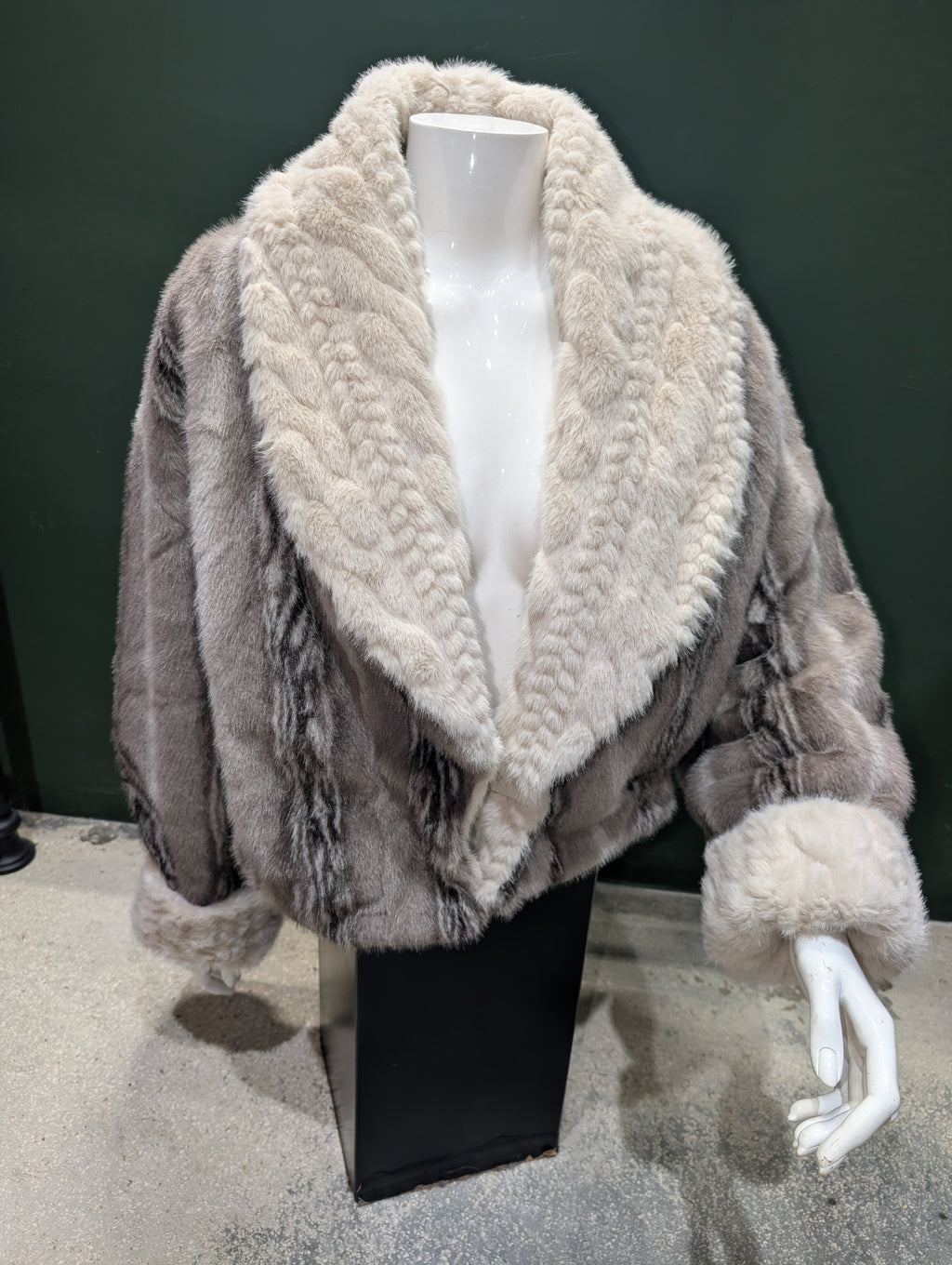 Ecopelliccia reversibile