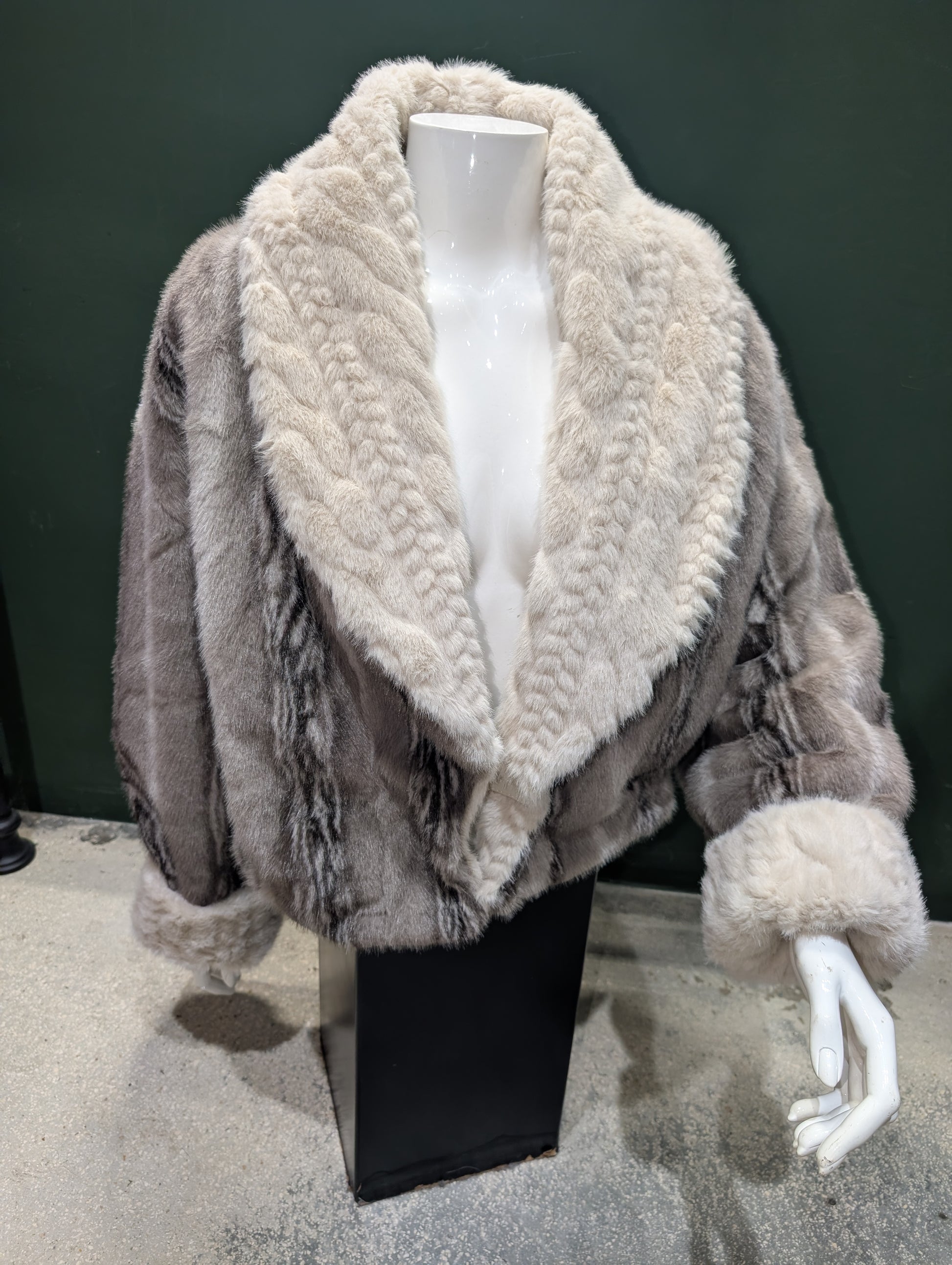 Ecopelliccia reversibile