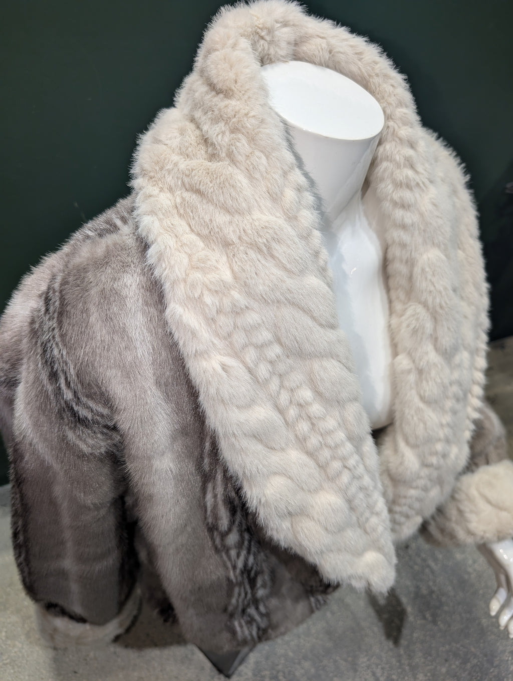 Ecopelliccia reversibile