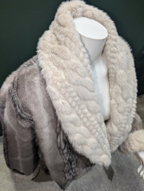 Ecopelliccia reversibile